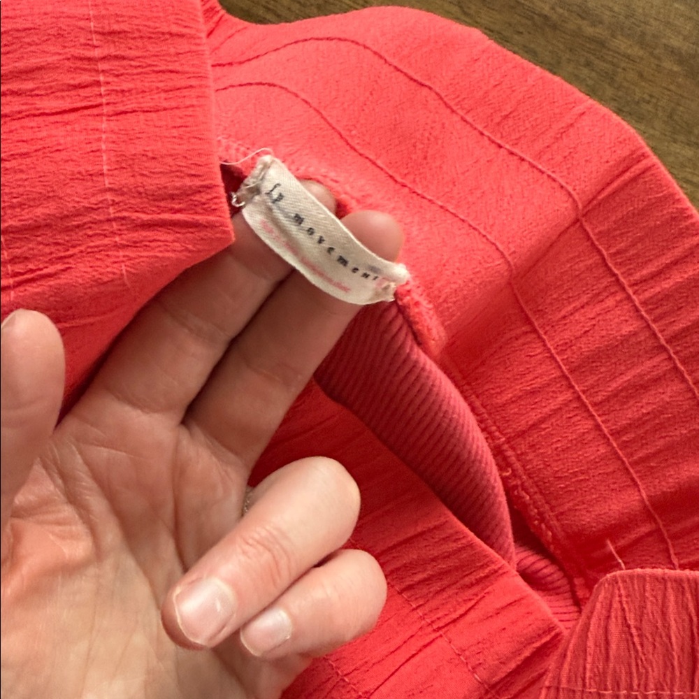 Free People Red Athletic Skirt with Shorts XS - Picture 6 of 7